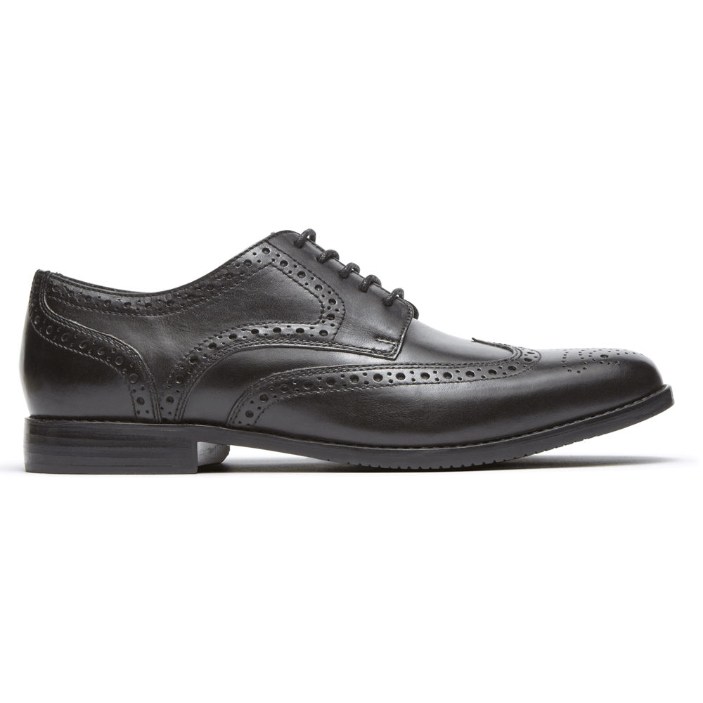 Rockport Mens Style Purpose Wingtip - Lace Up Black - JLY269418